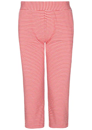 IN LINEA - Da.-Capri Pants pink stripe - Gr. - 44
