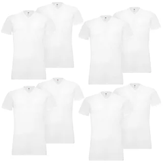 8 er Pack Levis V-Neck T-Shirt Men Herren Unterhemd V-Ausschnitt