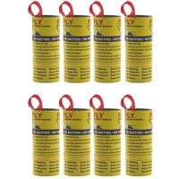 BENSON Insektenschutz-Vorhang 4-20 Fliegenfalle Insektenfalle Klebefalle, (8-St), Fliegenfänger, Leimfalle, Falle, Fliegen