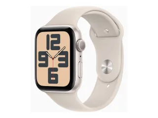 Apple Watch SE 2022 (GPS) 44mm Polarstern mit Sportarmband M/L Polarstern | mre53qf/a |