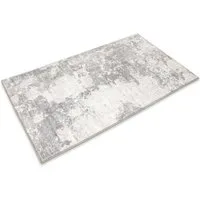 Wecon home Badematte Samu, Höhe 5 mm, Polyester, rechteckig, Marmor Design, waschbar, rutschfest, schnell trocknend, Badteppich