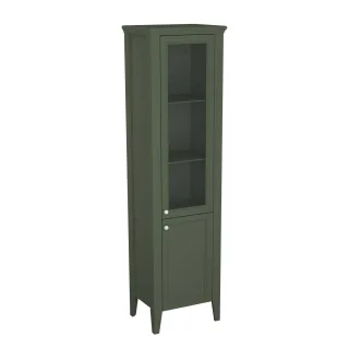 VitrA Valarte Hochschrank mit Glaseinsatz Breite 54 cm Höhe 197 cm 2 Türen Türanschlag rechts,65809 65809