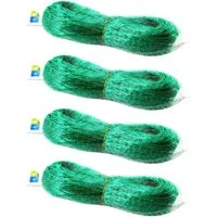 HAC24 Laubschutznetz Vogelschutznetz Vogelnetz Teichnetz Laubnetz Pflanzenschutznetz (4-St), 4 x 5 m Maschenweite 20x20 mm