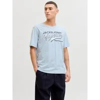Jack & Jones Rundhalsshirt JJELOGO TEE SS O-NECK 2 COL SS26 SN mit Grafikprint