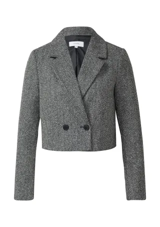 comma - Indoor-Blazer schwarz/grau - Gr. - 44