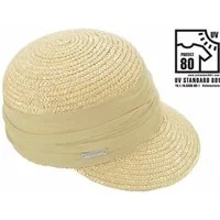 Seeberger Strohhut elegante Strohborten Cap mit UV Schutz 80