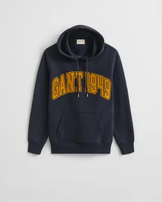 GANT - Graphic Hoodie evening blue - Gr. - S