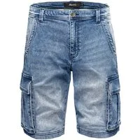 REPUBLIX Cargoshorts JAXON Herren Bermuda Jeans Short Hose Regular Fit