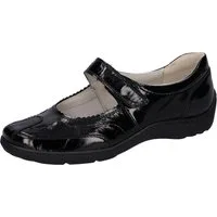 Waldläufer HENNI Klettschuh in glänzender Lackoptik, H-Weite