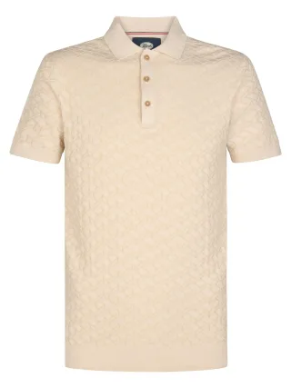 Petrol Industries - Strick-Poloshirt Cactus Herren
