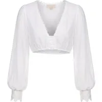 KRÜGER COLLECTION Dirndlbluse Dirndlbluse Hermine ecru