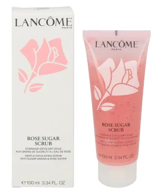 Lancome Rose Sugar Gentle Exfoliating Scrub.