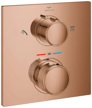 GROHE Thermostat-Brausebatterie Allure 29181_2 FMS für Rapido SmartBox warm sunset, 29181DA2 29181DA2
