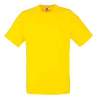 Fruit Of The Loom Herren Kurzarm T-Shirt (Gelb)