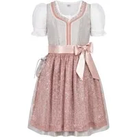 Nübler Dirndl Kinderdirndl Lina in Taupe von Nübler - Rocklänge knielang