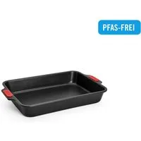 WOLL Backform Woll Let's bake! Kuchenform, rechteckig, (1-tlg), mit Antihaftversiegelung und integrierten Silikongriffen, PFAS-Frei