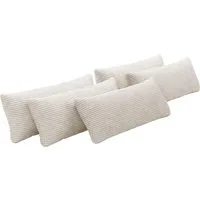 OTTO home Sofakissen Mikado, (Set, 5 Stück), 3,5,6,7-teilige Kissen-Sets zur Auswahl