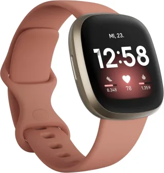 Fitbit Versa 3 altrosa/softgold