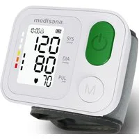 medisana Handgelenk-Blutdruckmessgerät BW 345, Ampelfarbskala, LC-Display, hochwertig, mit extra großen Knöpfen