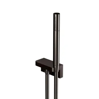 Steinberg Serie 230 Handbrausegarnitur mit integriertem Brauseanschlussbogen, gunmetal, 2301670GM 2301670GM