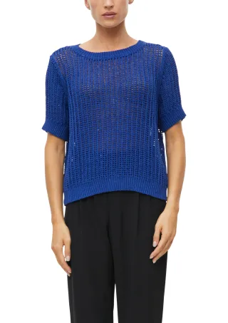 s.Oliver BLACK LABEL - Strickpullover blau - Gr. - 36