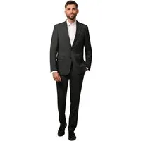 Hirschthal Anzug Herren Business Anzug Regular Fit (Anzughose & Sakko, 2-tlg., Anzug Set) im modernen Look, mit Kleidersack