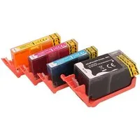 ABC Tintenpatrone (Kompatibles Set 4x Druckerpatrone für HP 934XL 935XL Officejet 6800, ABC)
