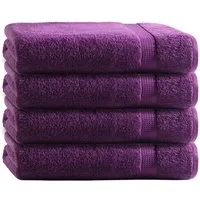 TRENDBUY24 Handtuch Set Handtücher Duschtücher Gästetücher Baumwolle Frottee Premium 4er Set, 100% Baumwolle (4-St), Duschtuch