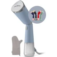 Philips Dampfbürste STH5020 "Styler", 120 ml abnehmbarer Wassertank, Metallplatte, 1400 W, Steamer im schlanken Design, 2-in-1 Handschuh und Tasche inkl.