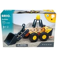 BRIO® Spiel Brio Spielzeug Bausystem Builder Volvo Frontlader 57 Teile 34598