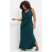 Sheego Strandkleid Maxikleid Ärmellos