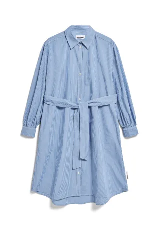 Armedangels - SURIAANA STRIPED warm blue-white - Gr. - S