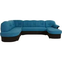 DOMO collection Wohnlandschaft FLORES 293x180x86 cm, hochwertig, komfortabel, U-Form, 3 Teile, wahlw. mit Bettfunktion, wahlw. mit Federkern, Unser Dauertiefpreis