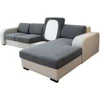 Qelus Sofahusse Jacquard Strecken Kissenbezug Sofabezug,Rutschfest Sofa überzug, 210 gsm Couchbezug mit elastischem Boden