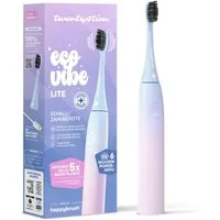 happybrush Schallzahnbürste Eco Vibe 3 Lite - 100 Tage Probeputzen - 8 Wochen Power Akku, Aufsteckbürsten: 1 St., Eco Vibe 3, 3 individuelle Putz-Modi, Schalltechnologie