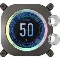 iCUE XC7 RGB ELITE LCD CPU-Wasserkühler, CPU-Kühler schwarz/grau
