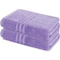 Lavea Badetuch Elena 2er Set Badetücher 100x150 cm, Duschtuch, 500 g/m² Frottier, weich & saugstark, pflegeleicht