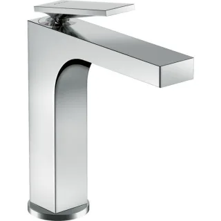 hansgrohe Axor Citterio Waschtischarmatur 39023000 Ausladung 143mm, mit Zugstangen-Ablaufgarnitur, Hebelgriff, chrom
