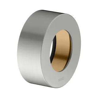 Keuco Verlängerungs-Rosette IXMO 59551, Einhebelmischer rund, 25 mm, Edelstahl-finish, 59551060281 59551060281