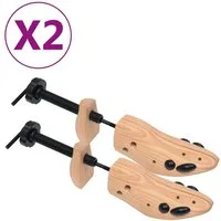 vidaXL Schuhspanner EUR 41-46 Schuhspanner aus Kiefer Massivholz für Größe 41-46 perfekt f