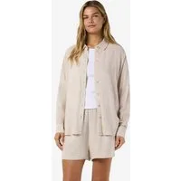 Noisy may Langarmbluse NMLEILANI L/S LOOSE SHIRT WVN NOOS