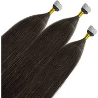 hair2heart Echthaar-Extension Premium Mini Tape Extensions #6/0 Dunkelblond 40cm