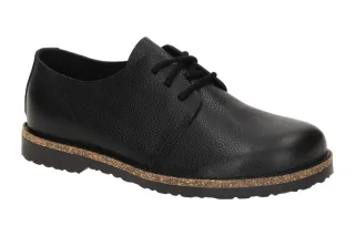 Birkenstock 1030128 UPPSALA LOW Herrenschuhe Schwarz Echtleder herausnehmbare...