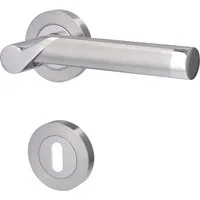 Alpertec Türgriff Alpertec BB-Rosettengarnitur Solid 1 Edelstahl