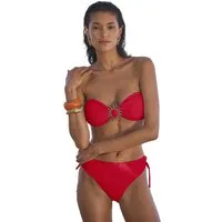 Love & Roses Bandeau-Bikini-Top Love & Roses Strukturiertes Bandeau-Bikinitop (1-St)