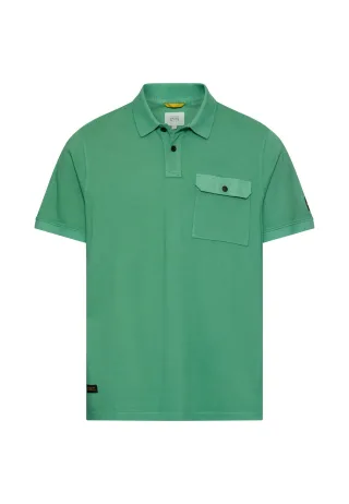 camel active - Poloshirt aus reiner Baumwolle lagoon green - Gr. - XXL