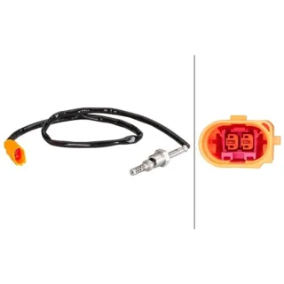 Hella Sensor f?r Abgastemperatur 6PT010376-271 Audi A3 Seat Leon Skoda Octavia VW Golf 1,6