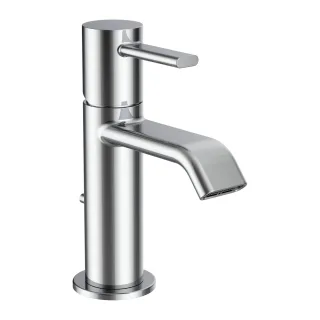 LAUFEN Waschtischarmatur MEDA Festauslauf Ausladung 95 mm mit Ablaufventil chrom HF506601100000