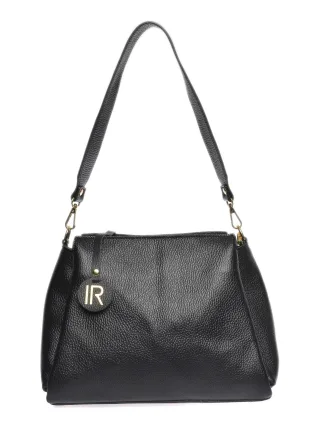 Isabella Rhea Schwarz Rindsledertasche
