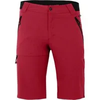 Bergson Outdoorhose ARRESÖ COMFORT Bermuda Herren Wandershorts, leicht, strapazierfähig, Normalgrößen, rot